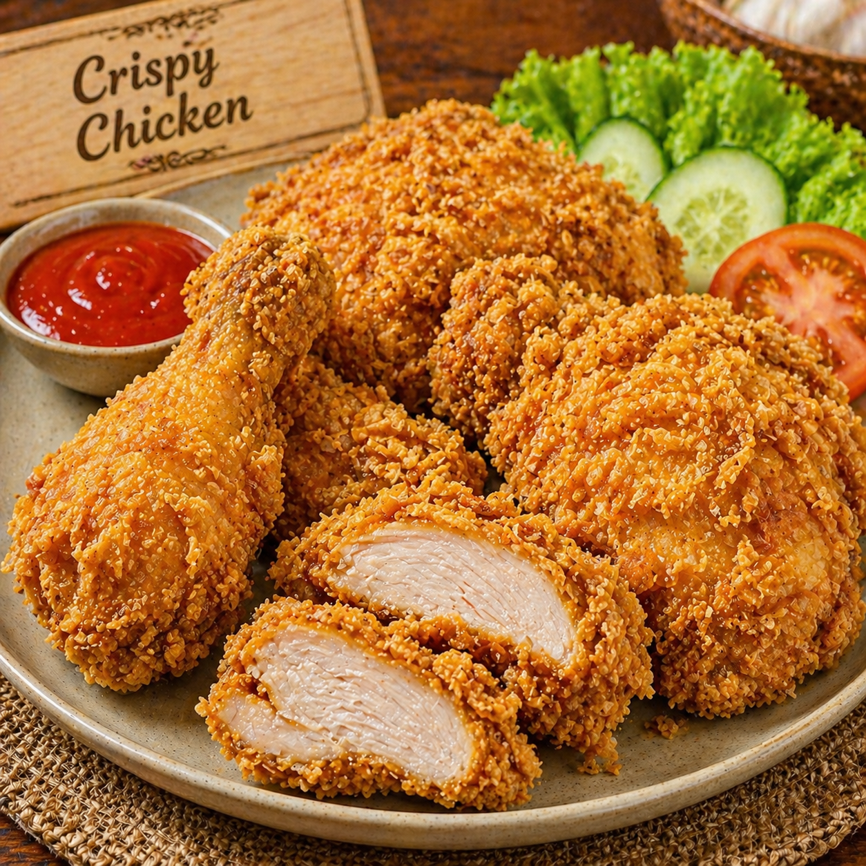 Crispy Chicken Kedai Tiga Nyonya
